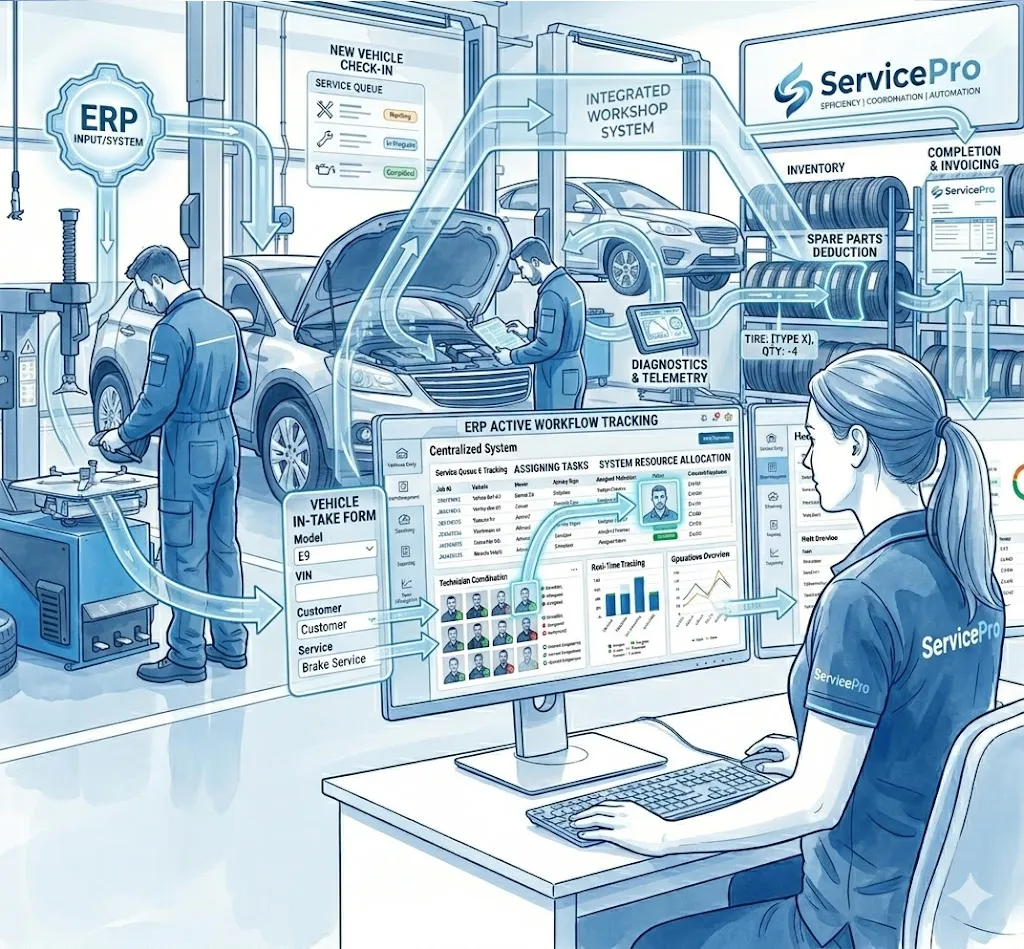 ERP automation for microfinance