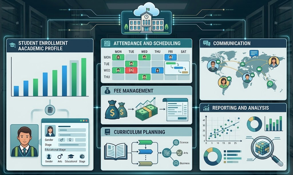 ProfitPlus School and College Management illustration