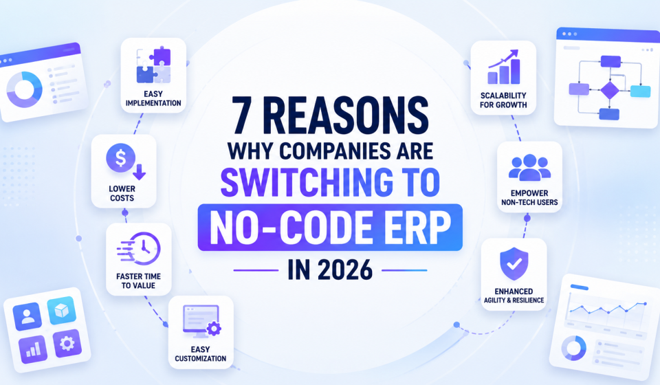 7 Reasons Why Companies Are Switching to No-Code ERP in 2026 No-Code ERP