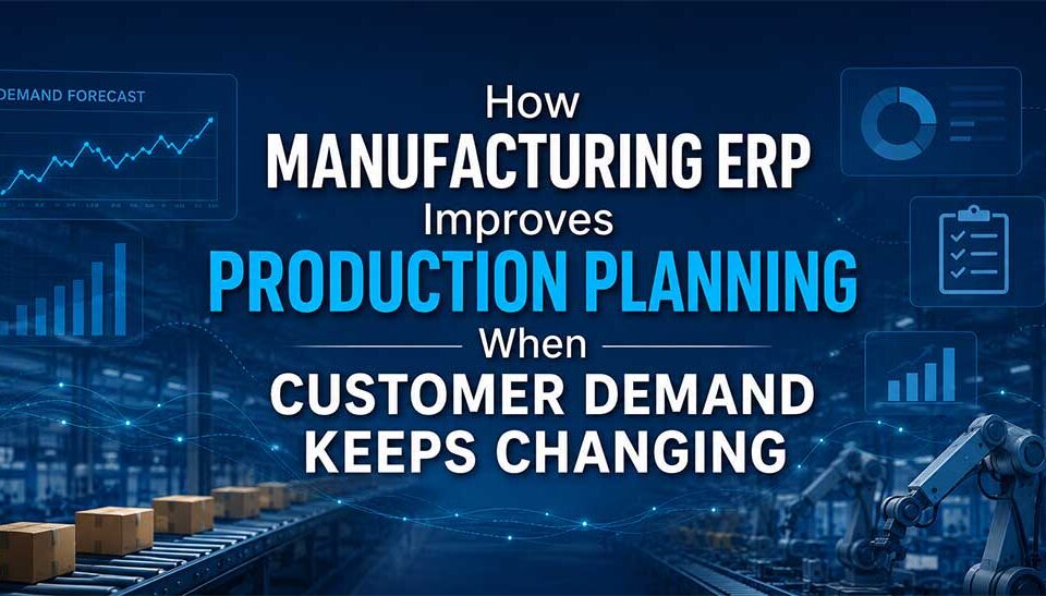 How Manufacturing ERP Improves Production Planning When Customer Demand Keeps Changing