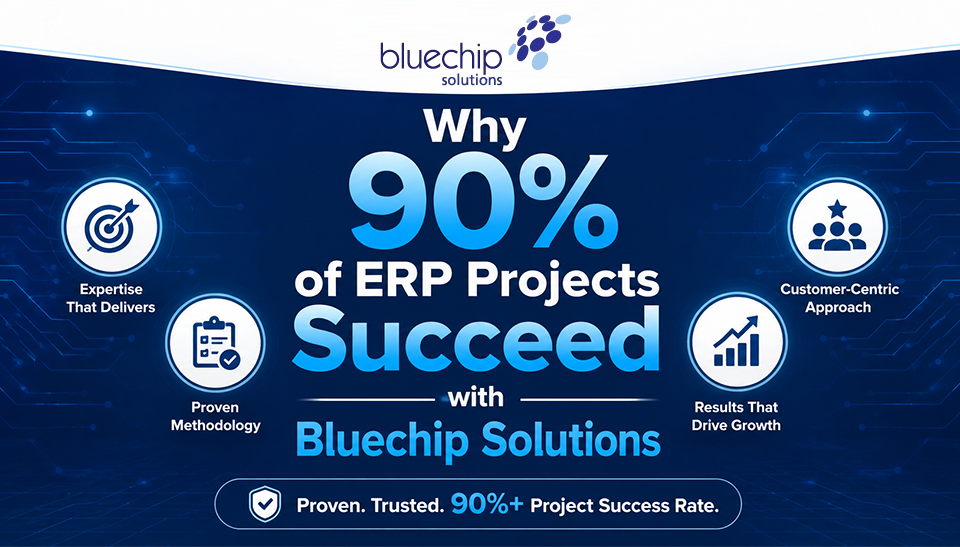 Why 90% of ERP Projects Succeed with Bluechip Solutions