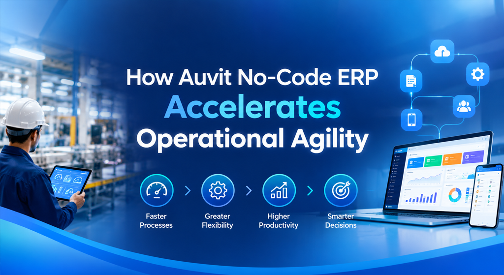 How Auvit No-Code ERP Accelerates Operational Agility