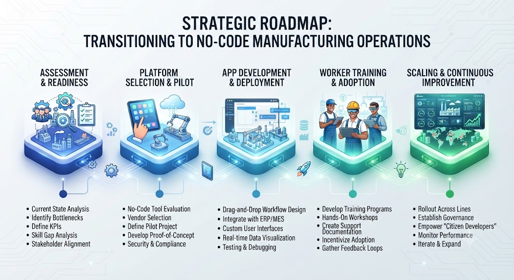 Strategic Roadmap: Transitioning to No-Code Manufacturing Operations