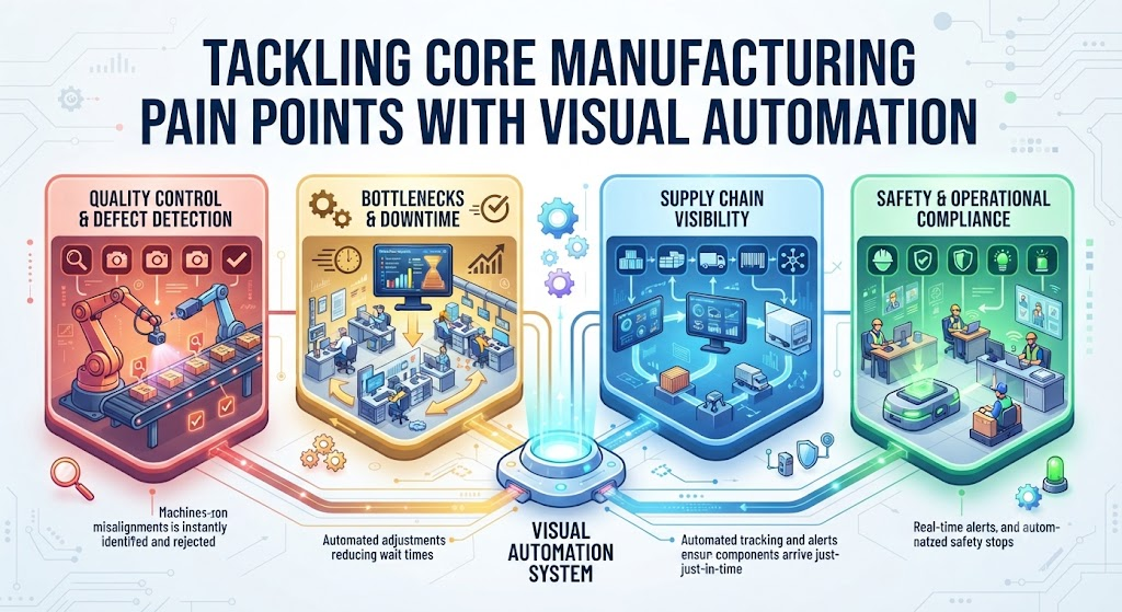 Tackling Core Manufacturing Pain Points With Visual Automation