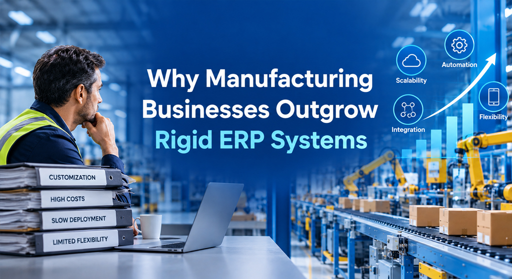 Why Manufacturing Businesses Outgrow Rigid ERP Systems