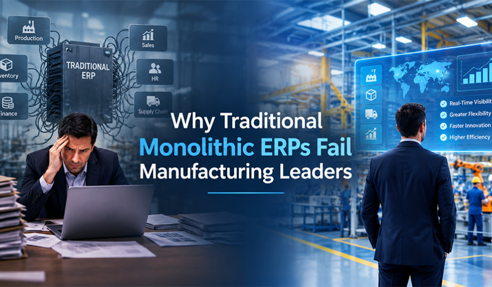 Why Traditional Monolithic ERPs Fail Manufacturing Leaders