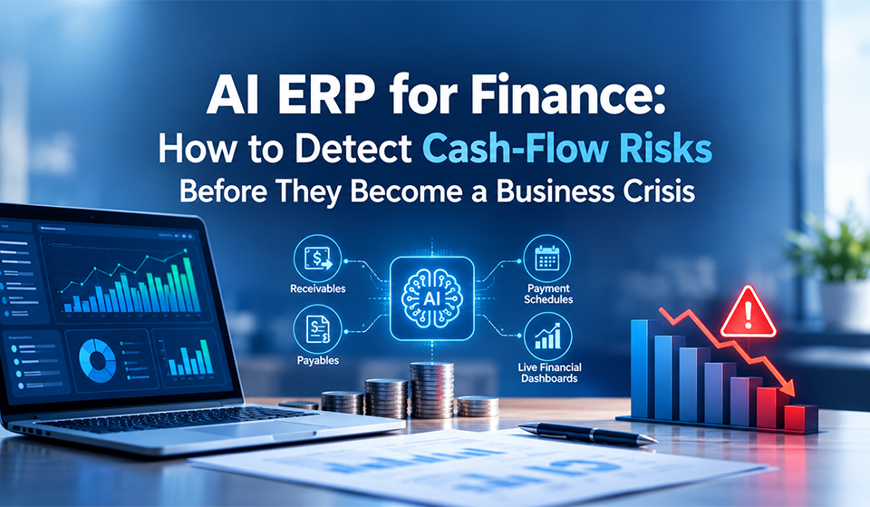 AI ERP for Finance: How to Detect Cash-Flow Risks Before They Become a Business Crisis