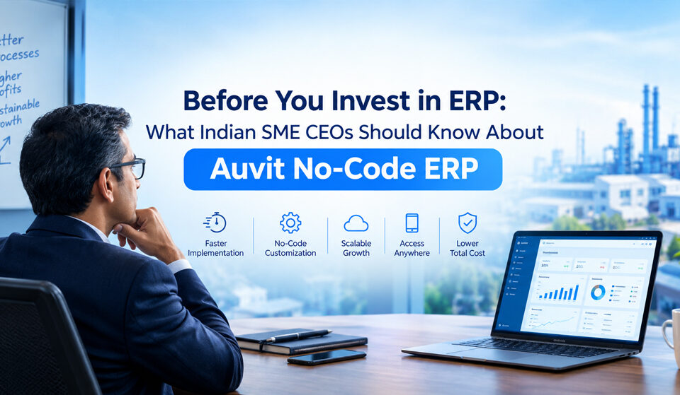 Before You Invest in ERP: What Indian SME CEOs Should Know About Auvit No-Code ERP