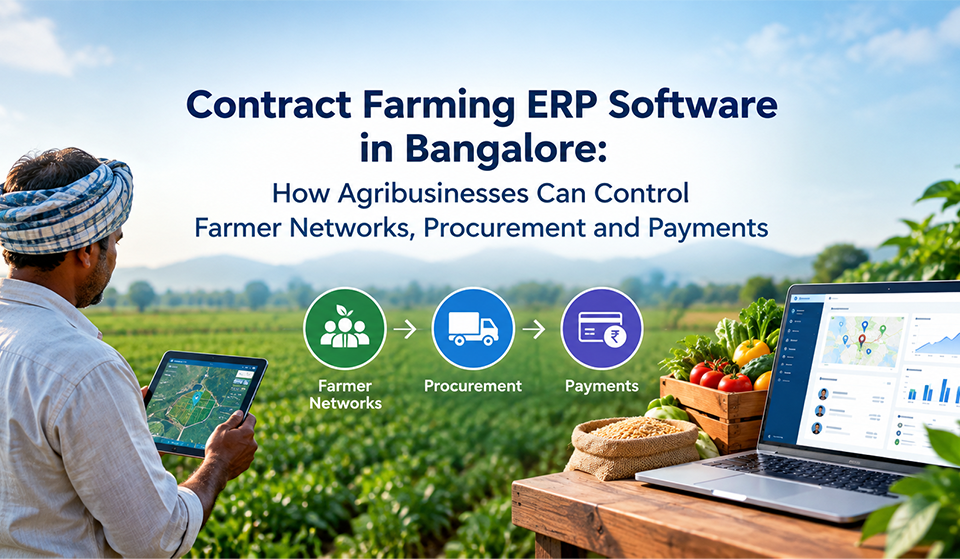 Contract Farming ERP Software in Bangalore: How Agribusinesses Can Control Farmer Networks, Procurement and Payments