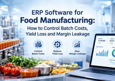 ERP Software for Food Manufacturing: How to Control Batch Costs, Yield Loss and Margin Leakage