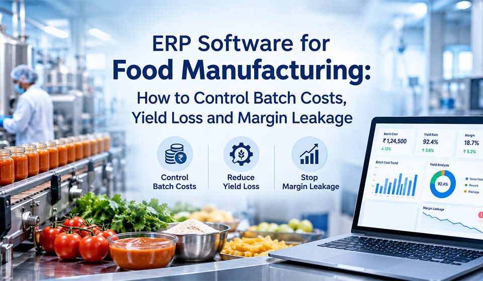 ERP Software for Food Manufacturing: How to Control Batch Costs, Yield Loss and Margin Leakage