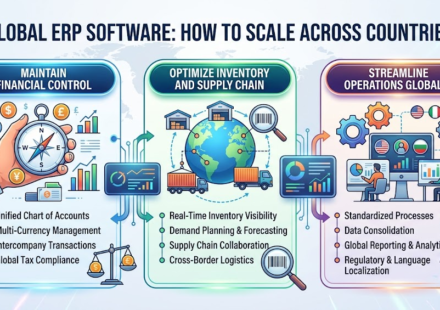 Global ERP Software: How to Scale Across Countries Without Losing Control of Finance, Inventory and Operations