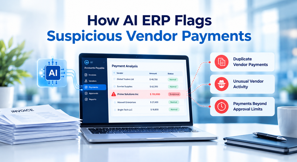 How AI ERP Flags Suspicious Vendor Payments