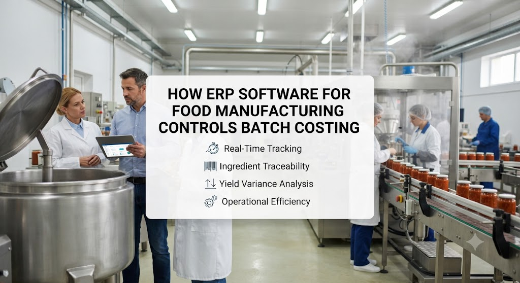 How ERP Software for Food Manufacturing Controls Batch Costing