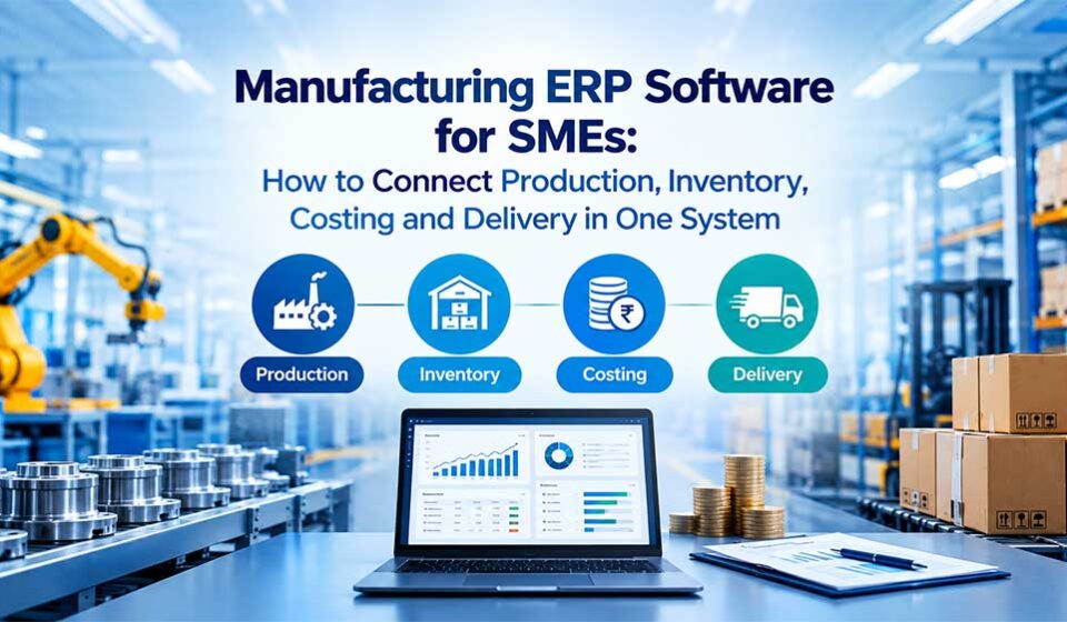 Manufacturing ERP Software for SMEs: How to Connect Production, Inventory, Costing and Delivery in One System