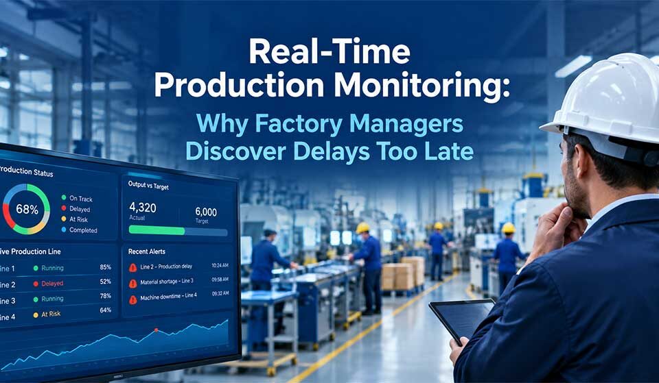 Real-Time Production Monitoring: Why Factory Managers Discover Delays Too Late