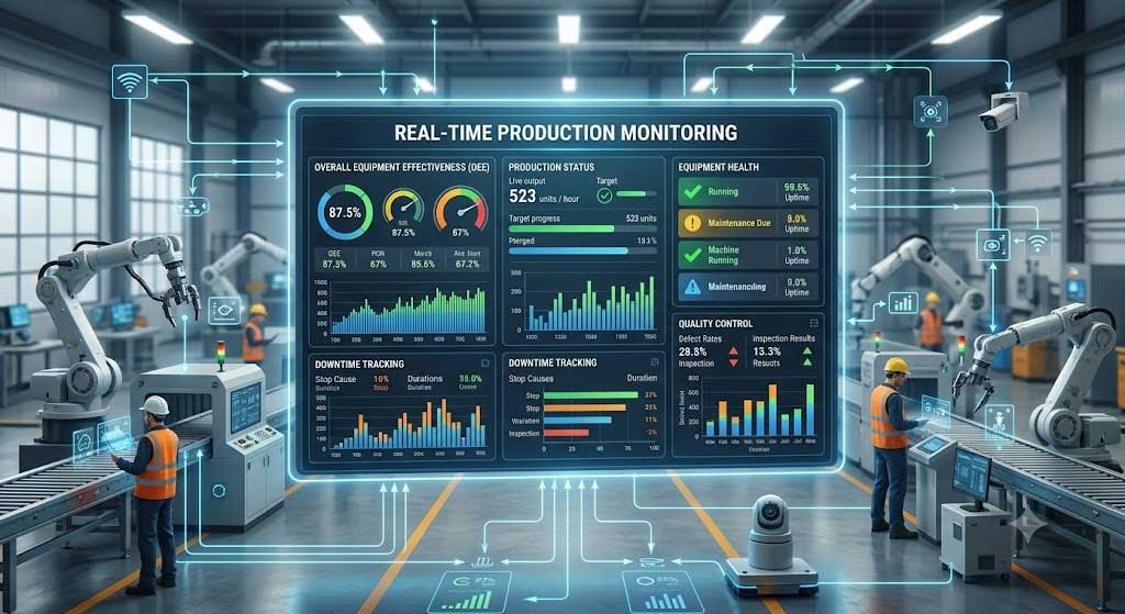 What Is Real-Time Production Monitoring in Manufacturing