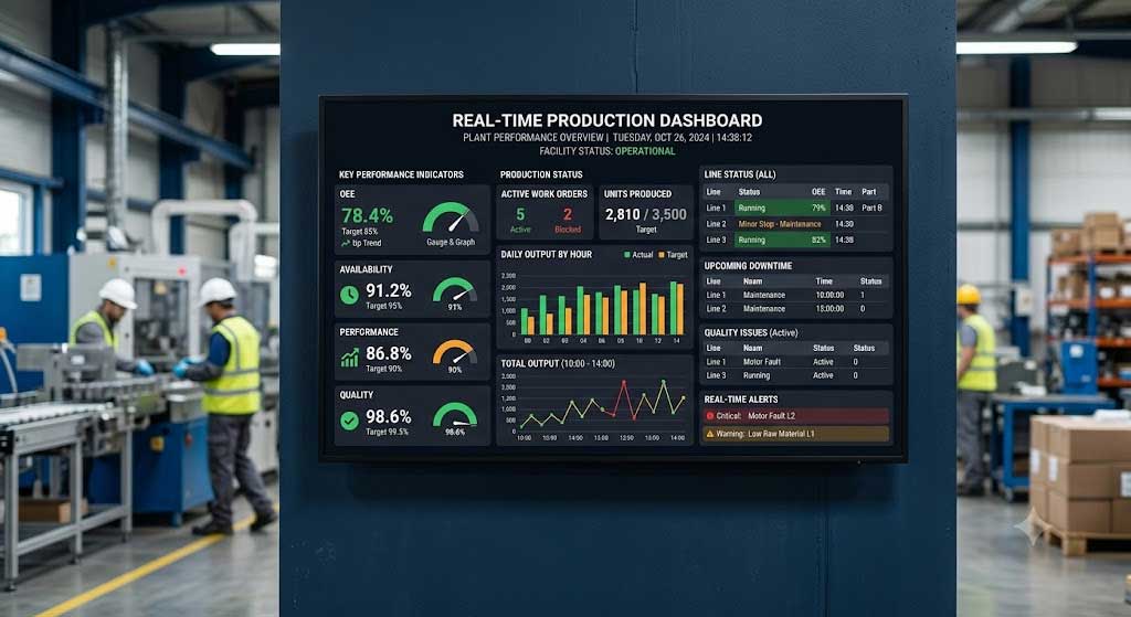 What Should a Real-Time Production Dashboard Actually Show