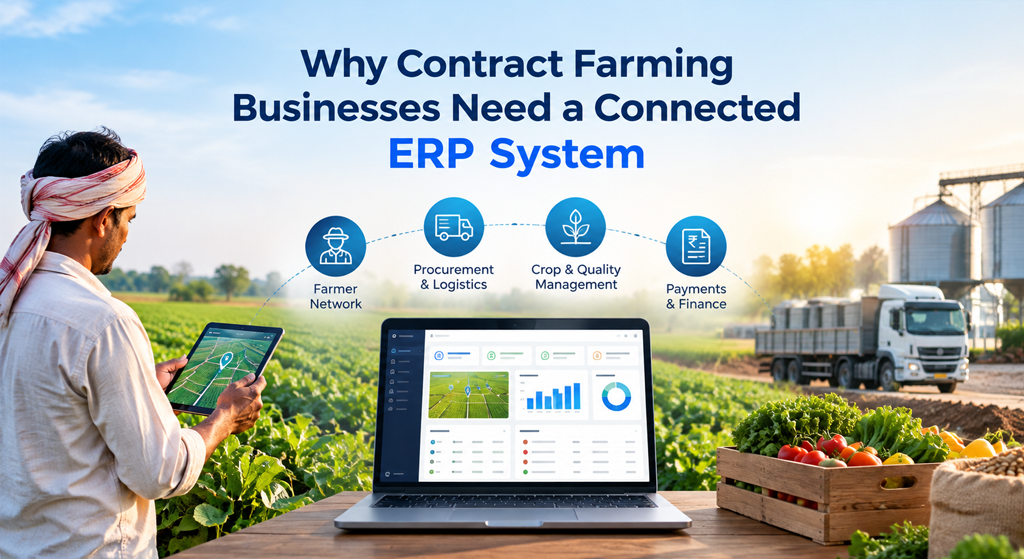 Why Contract Farming Businesses Need a Connected ERP System
