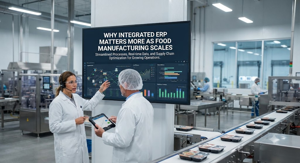 Why Integrated ERP Matters More as Food Manufacturing Scales